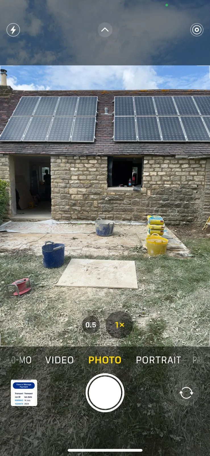 Bay window installation, the Cotswolds